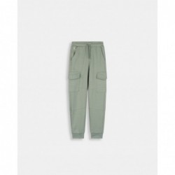 Pantalón jogger cargo verde...