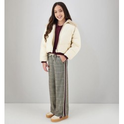Pantalón ancho de cuadros...