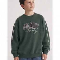 Sudadera verde caqui de...