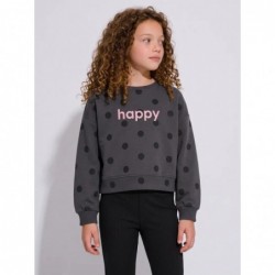Sudadera de niña gris...