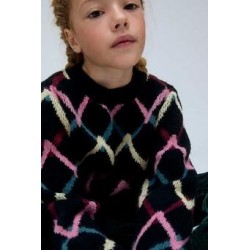 Jersey de niña negro de...