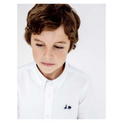 CAMISA OXFORD BLANCA SCOTTA